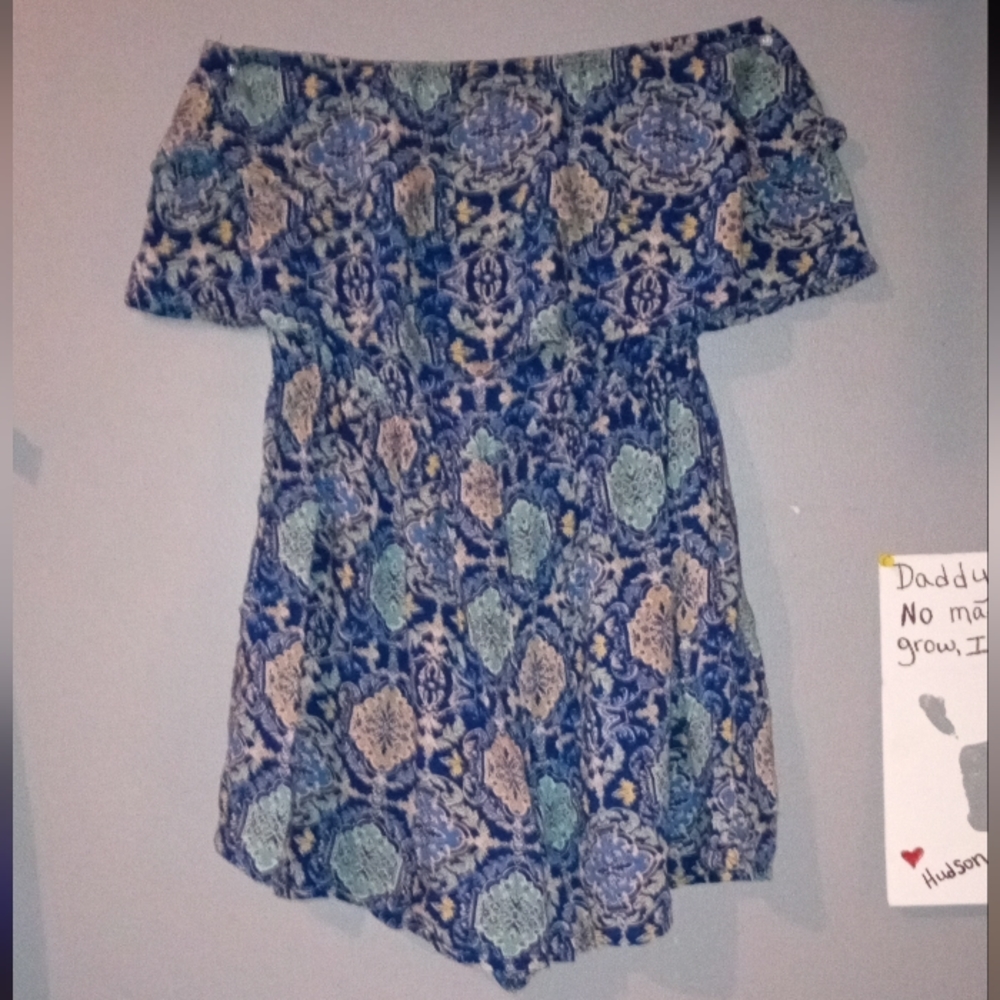 Hollister strapless romper
